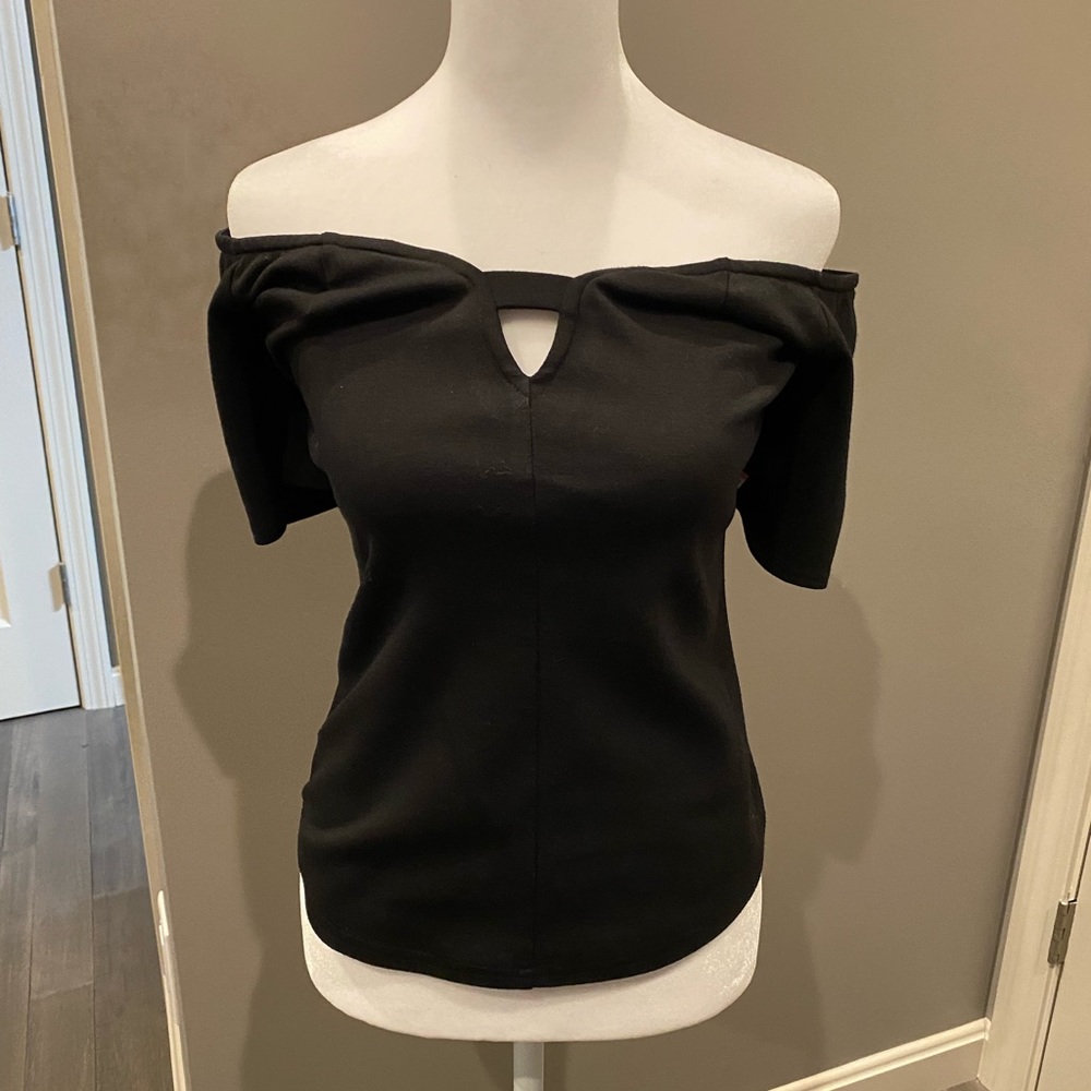Victoria Secret off the shoulder black top